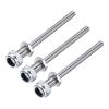 MECCANIXITY Pack of 3 Landing Gear Steel Axle 0.2 Inch Dia 3 Inch Length M8 Wheel Drive Shaft with Nuts for RC Airplane view 1