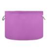 Canvas Storage Bins Orchid Baby Laundry Basket Nursery Hamper Round Toy Storage Basket with Handle for Kids Orchid view 1