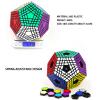 GERRIT Megaminx Speed Cube, Black Sticker Education Magic Cube 3D Puzzle,77 view 3