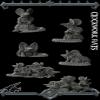 Tinkertail Horde | Battlebuilt Rat | Clockwork Rats | Miniature for Tabletop Games Like D&D and War Gaming Medium/Rat Swarm view 3