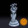 Metallia Serpentlace | Battlebuilt Snake God | Clockwork Medusa | Miniature for Tabletop Games Like D&D and War Gaming Medium (Normal Size) / Facial Head view 3