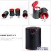 Abaodam 1set Professional Pu Leather Dice Cup Dice and Noise-reducing Lining for Family Gatherings and Game view 3