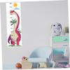 Abaodam 1sheet Cartoon Animal Height Measuring Wall Decal for Boys and Girls Rooms Removable Growth Chart Sticker for Nursery Bedroom and Playroom Decor Fun and Practical Boy Girl's Height view 2