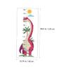 Abaodam 1sheet Cartoon Animal Height Measuring Wall Decal for Boys and Girls Rooms Removable Growth Chart Sticker for Nursery Bedroom and Playroom Decor Fun and Practical Boy Girl's Height view 3