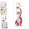 Abaodam 1sheet Cartoon Animal Height Measuring Wall Decal for Boys and Girls Rooms Removable Growth Chart Sticker for Nursery Bedroom and Playroom Decor Fun and Practical Boy Girl's Height view 4