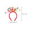 NOLITOY Fluffy Hair Hoops Headband Set 3pcs Pompom Headbands Children's Birthday for Boys and Girls view 4