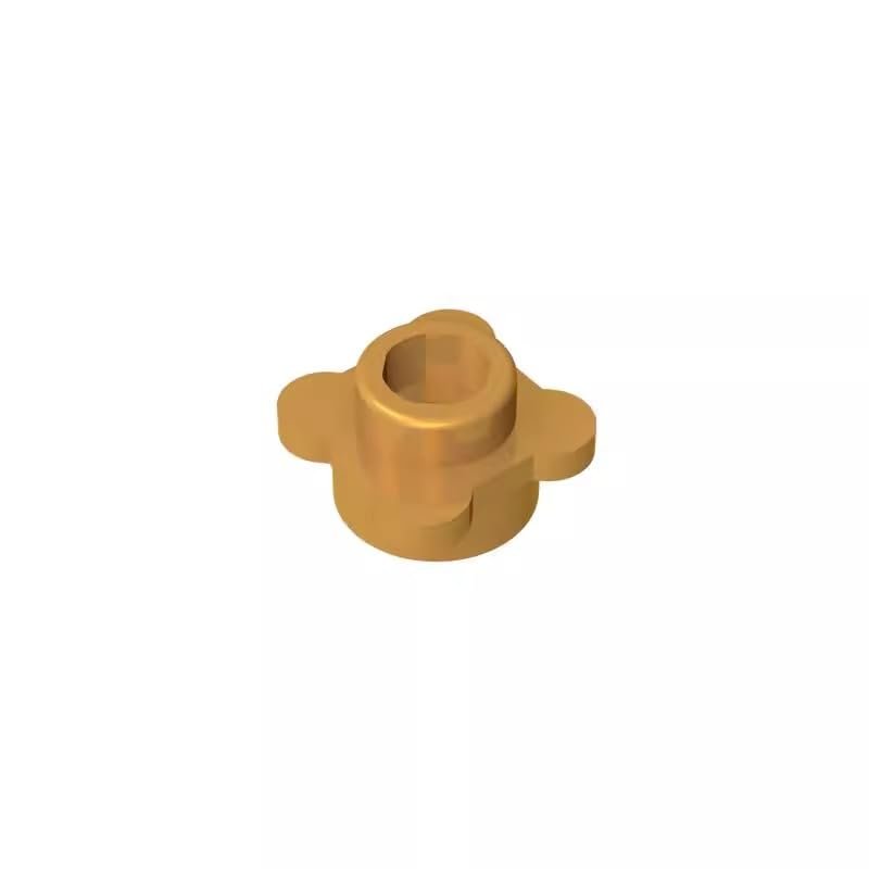 Gobricks GDS-839 33291 Plant Flower Plate Round 1x1 With 4 Petals, 50 pcs