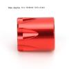 1/10 RC Crawler Wheel Center Caps, RC Wheel Rim Center Cap Aluminium RC Car Wheel Rim Center Cap M4 Nut for Traxxas TRX4 Axial SCX10 90046 D90 Tamiya (red) view 4