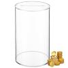 Abaodam Clear Piggy Bank Acrylic Money Saving Jar Unopenable Coin Bank for Birthday New Year Gifts Must Break to Open (7.9 H X 4.7 D) view 1