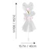 ABOOFAN 2pcs Heart Balloons for Valentine Day Decor Glowing Wedding Engagement Party Decoration Transparent Design Unique Photo Prop No Battery Required for Celebrations view 2