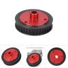 RC Car Gearbox Gear, RC Gear Combination RC Accessory Durable Aluminum Alloy with Belt Transmission for Axial SCX10 (Black) view 4