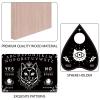 CREATCABIN Black Cat Wood Spirit Board Moon Phase Pendulum Board Kit Talking Boards with Planchette Dowsing Divination Metaphysical Message Board for Wicca Hunt Witch Stuff Halloween 11.8x8.3Inch view 3