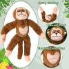 Gemscream 6 Pcs Flying Flingshot Monkey Funny Monkey Toys Finger Slingshot Toys Monkeys Plush Toy for Boys Girls Games Birthday Party Favors Stocking Stuffers view 4