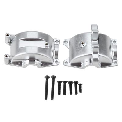 RC Car Metal Differential Kit, RC Car Differential Gear Set Aluminum Alloy Front and Rear Gear Box Mount Upgrade Parts for WLtoys A959 A979 A969 1/18 RC Car (Silver)