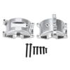 RC Car Metal Differential Kit, RC Car Differential Gear Set Aluminum Alloy Front and Rear Gear Box Mount Upgrade Parts for WLtoys A959 A979 A969 1/18 RC Car (Silver) view 1