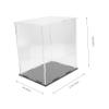 Abaodam Figurine Model Storage Acrylic Display Case 6 Compartment Dustproof Box view 3