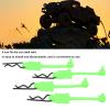 4Pcs Universal RC Body Clips Pins, RC Car Shell Bolt Latch Clip Replacement Plastic RC Car Parts Truck Buggy Shell for 1/10 RC Car Shell for ARRMA SCX10, for Traxxas D90, for GEN8 (Green) view 2