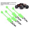 4Pcs Universal RC Body Clips Pins, RC Car Shell Bolt Latch Clip Replacement Plastic RC Car Parts Truck Buggy Shell for 1/10 RC Car Shell for ARRMA SCX10, for Traxxas D90, for GEN8 (Green) view 3