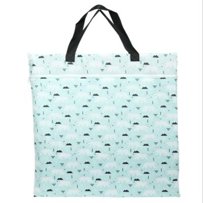 1 Large Hanging Wet Bag Laundry Pail Bag Reusable Washable (Polar Bears)