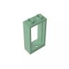 Gobricks GDS-782 60593 60602 Window 1x2x3 Flat Front, Sand Green, 10 pcs view 1