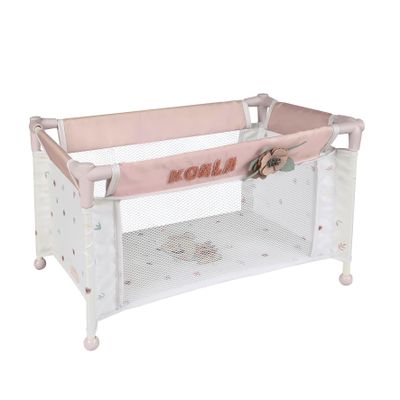 DE CUEVAS TOYS - Travel Crib, 50079, White and Pink