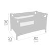 DE CUEVAS TOYS - Travel Crib, 50079, White and Pink view 3