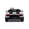 24V Lamborghini Huracan Electric Ride-On Car for Kids - LED, Bluetooth, FM, Leather Seats, Remote Control - Fun for Ages 3-8 (White) view 3
