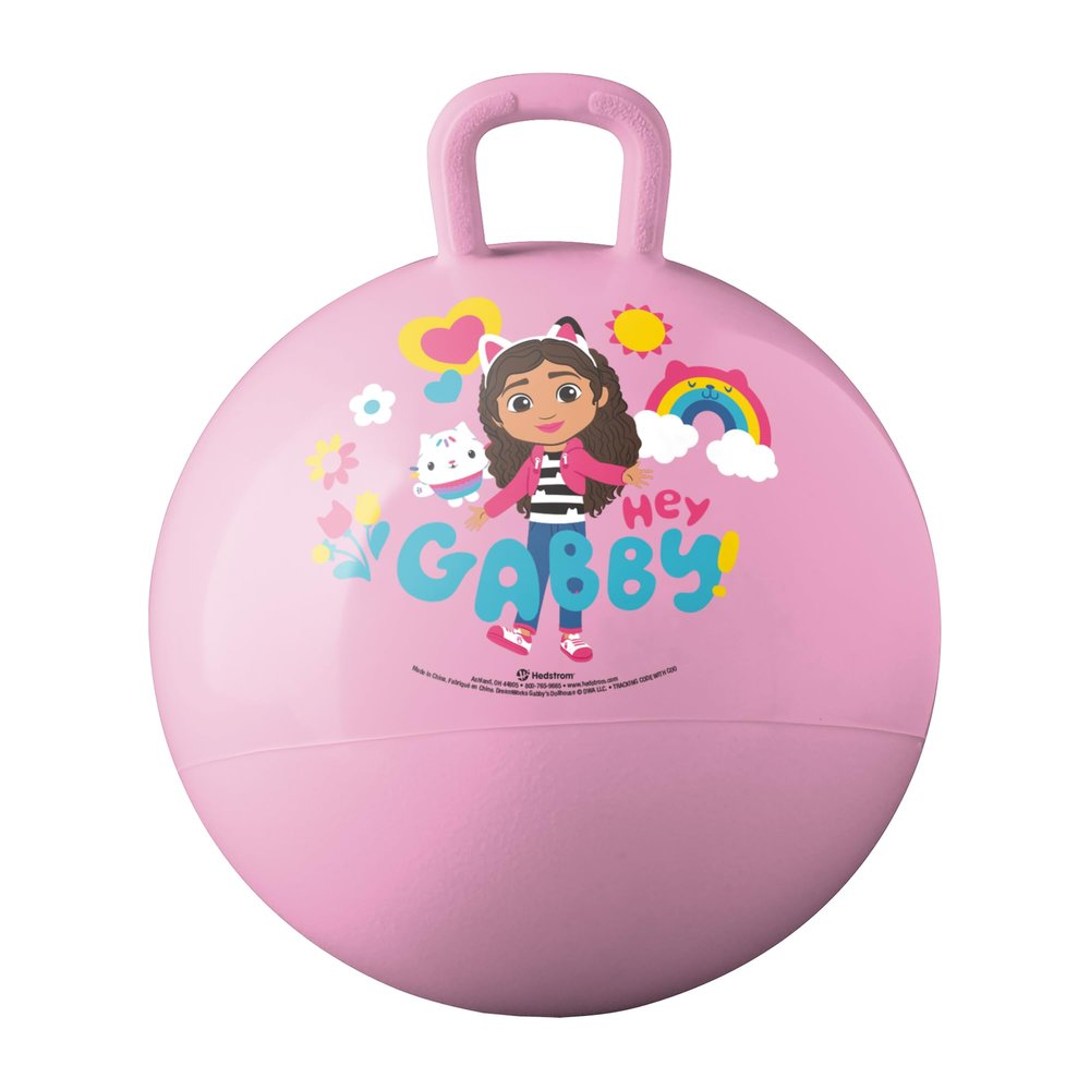 Hedstrom Gabby's Dollhouse Hopper Ball, Jumping Ball for Kids, 15 Inch (55-7555)