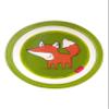 Sigikid Plate Fox Forest Fox rPET green, one size view 1