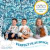 W&O Arctic Camo Aerodome with LED Lights & Sound  Inflates in Seconds for Kids Ages 3-12 (Fan Not Included) view 4