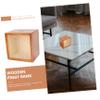 Abaodam Solid Wood Piggy Bank Cashbox Home Decoration Tabletop Coin Box Box view 2