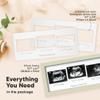 KeaBabies Baby Sonogram Picture Frames - Trio Ultrasound Picture Frames, First Time Mom Gift, Cute Pregnancy Reveal Photo Frame, Baby Gender Reveal Gift, Newborn Nursery Decor (Sage) view 2