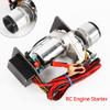 Electric Roto Terminator RC Engine Master Starter for 15-80CC Gasoline Engine, Engine Starter RC Fixing Wing Airplane 40A 12V-18V, Carbon Fiber, USA Stock, (52mm) view 2