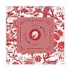 Red Asian-Inspired Mahjong Tablecloth, Vibrant Chinoiserie Design, Table Cover, Festive Gathering Focal Point for Family Bonding view 1