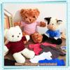 Jecery 8 Pcs Bear Plush Shirts Clothes Fit 14-18 Inches Bears Sublimation Stuffed Cute Toy Clothes DIY Make Your Own Plush Doll Valentines Gifts(Dark) view 4