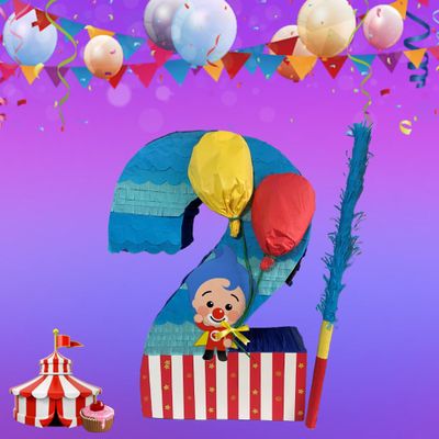 ToysCentral Basics Plim Plim Number Two Piata