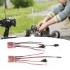 2pcs Micro Brushed ESC, Dual Motor Control Bidirectional Speed Controller for SCX24 1/24 RC Car, compatible with K969 1/24 view 2