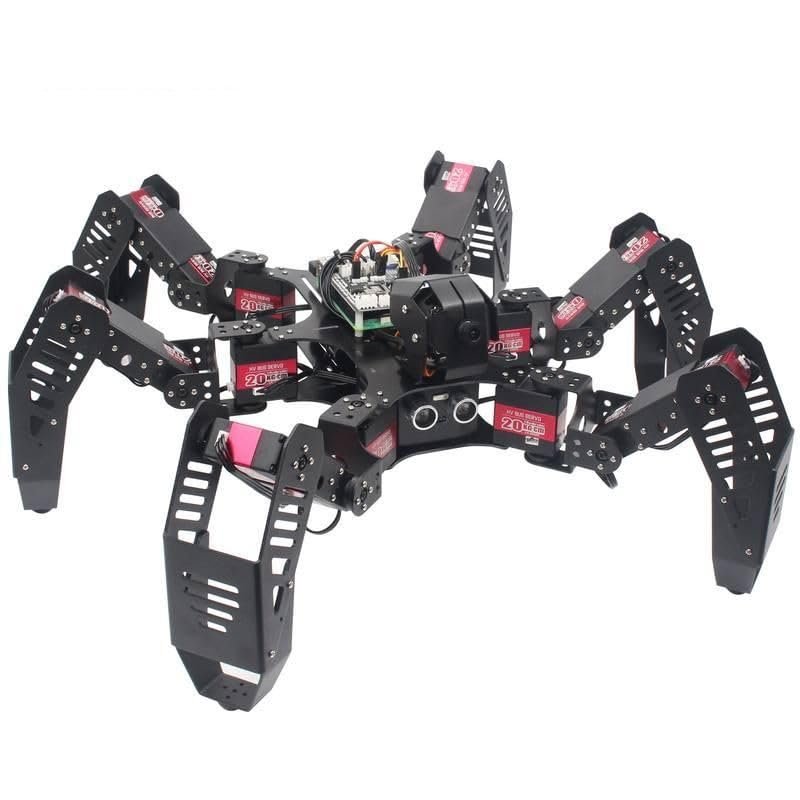 Advanced 18DOF Hexapod Robot Kit for Raspberry Pi 4B DIY Educational Spider Robot