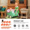 13pcs Mini School Desk for Dolls Classroom Furniture Table Chairs Chalkboard Model Dollhouse Playset Toy for Kids view 2