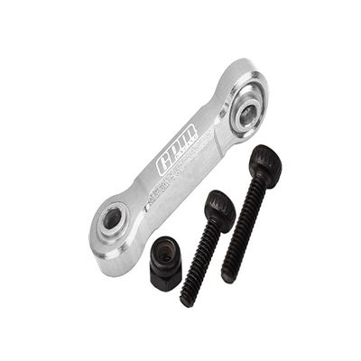 Aluminum 7075 Steering Drag Link for Losi 1/18 Mini LMT 4X4 Brushed Monster Truck RTR-LOS01026 Upgrade Parts - Silver