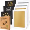4-Pack Inkless Baby Hand and Footprint Kit - Mess Free Ink Pad for Newborn Keepsake, Dog Nose & Paw Print Kit, Clean Touch Ink Pad for Baby Hand & Footprints, Ideal New Mom Gifts(Gold/Silver, L) view 1