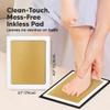 4-Pack Inkless Baby Hand and Footprint Kit - Mess Free Ink Pad for Newborn Keepsake, Dog Nose & Paw Print Kit, Clean Touch Ink Pad for Baby Hand & Footprints, Ideal New Mom Gifts(Gold/Silver, L) view 2