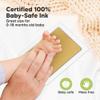 4-Pack Inkless Baby Hand and Footprint Kit - Mess Free Ink Pad for Newborn Keepsake, Dog Nose & Paw Print Kit, Clean Touch Ink Pad for Baby Hand & Footprints, Ideal New Mom Gifts(Gold/Silver, L) view 4