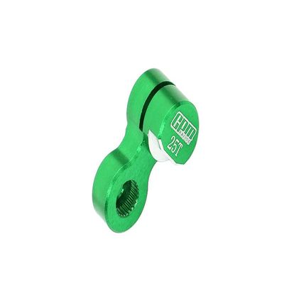 Aluminum 7075 Brake Caliper Servo Arm 25T for LOSI 1:4 Promoto-MX Motorcycle Dirt Bike RTR FXR LOS06000 LOS06002 Upgrades - Green