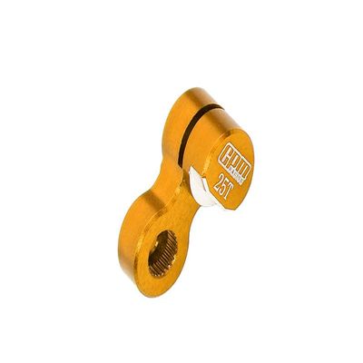 Aluminum 7075 Brake Caliper Servo Arm 25T for LOSI 1:4 Promoto-MX Motorcycle Dirt Bike RTR FXR LOS06000 LOS06002 Upgrades - Gold