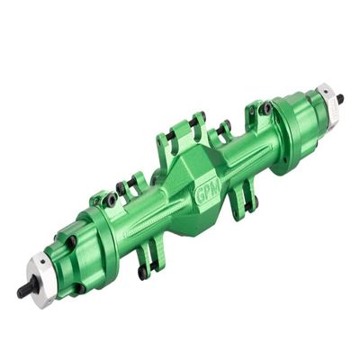 Aluminum 7075 Quick Release Rear Axle Housing Kit for Losi 1/18 Mini LMT 4X4 Brushed Monster Truck RTR-LOS01026 Upgrade Parts - Green