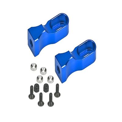 Aluminium 7075 Servo Mount for Tamiya 1/10 RC Car TT01 Upgrade Parts - Blue