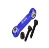 Aluminum 7075 Steering Drag Link for Losi 1/18 Mini LMT 4X4 Brushed Monster Truck RTR-LOS01026 Upgrade Parts - Blue view 1