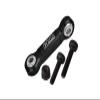 Aluminum 7075 Steering Drag Link for Losi 1/18 Mini LMT 4X4 Brushed Monster Truck RTR-LOS01026 Upgrade Parts - Black view 1