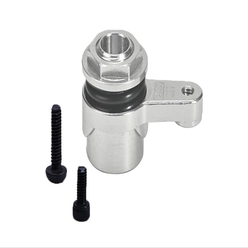 Aluminum 7075 21T Servo Horn with Built-in Spring for Losi 1/18 Mini LMT 4X4 Brushed Monster Truck RTR-LOS01026 Upgrade Parts - Silver